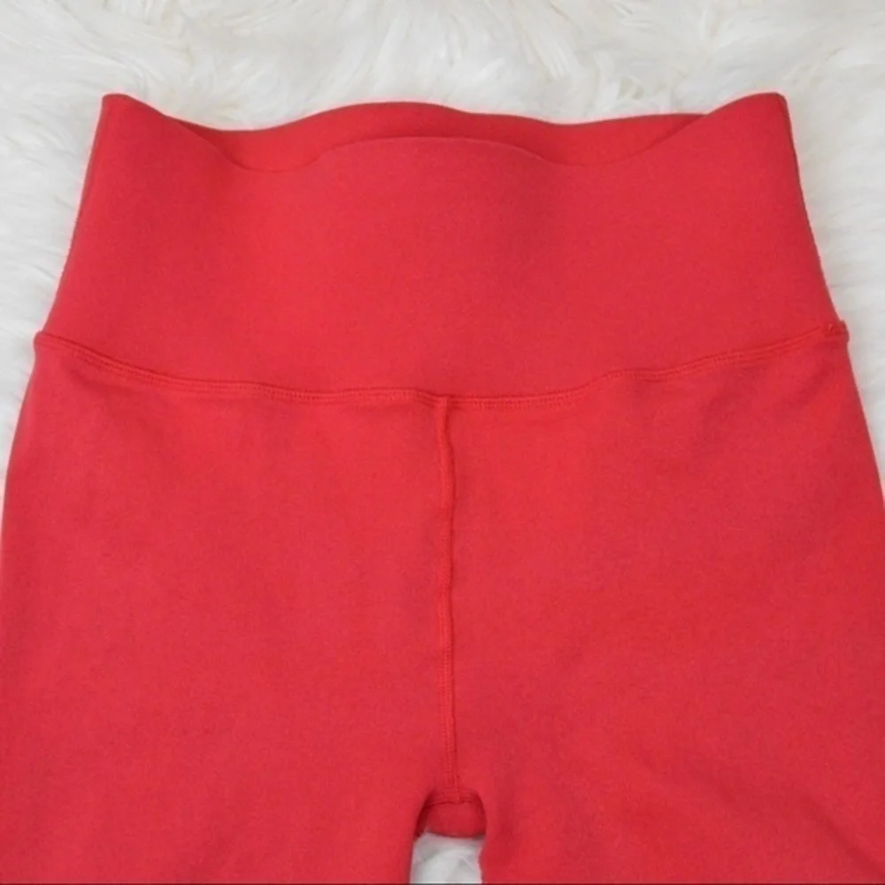 Fabletics Sculptknit Women’s Lipstick Red‎ High Waisted Compression Leggings